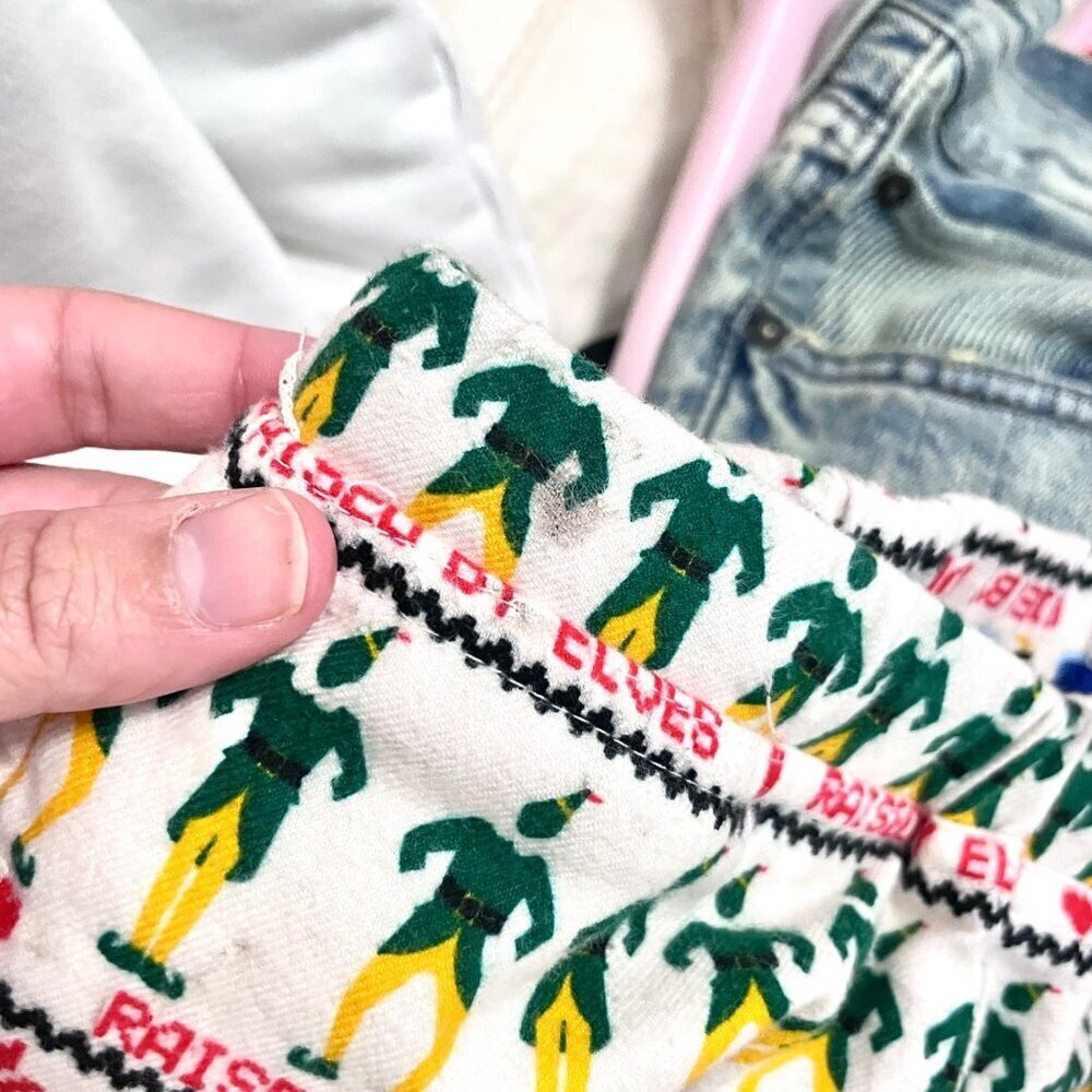 Hanna Andersson Adult Warner Bros Discovery Elf Flannel Pajama Pants XXL - Picture 6 of 6